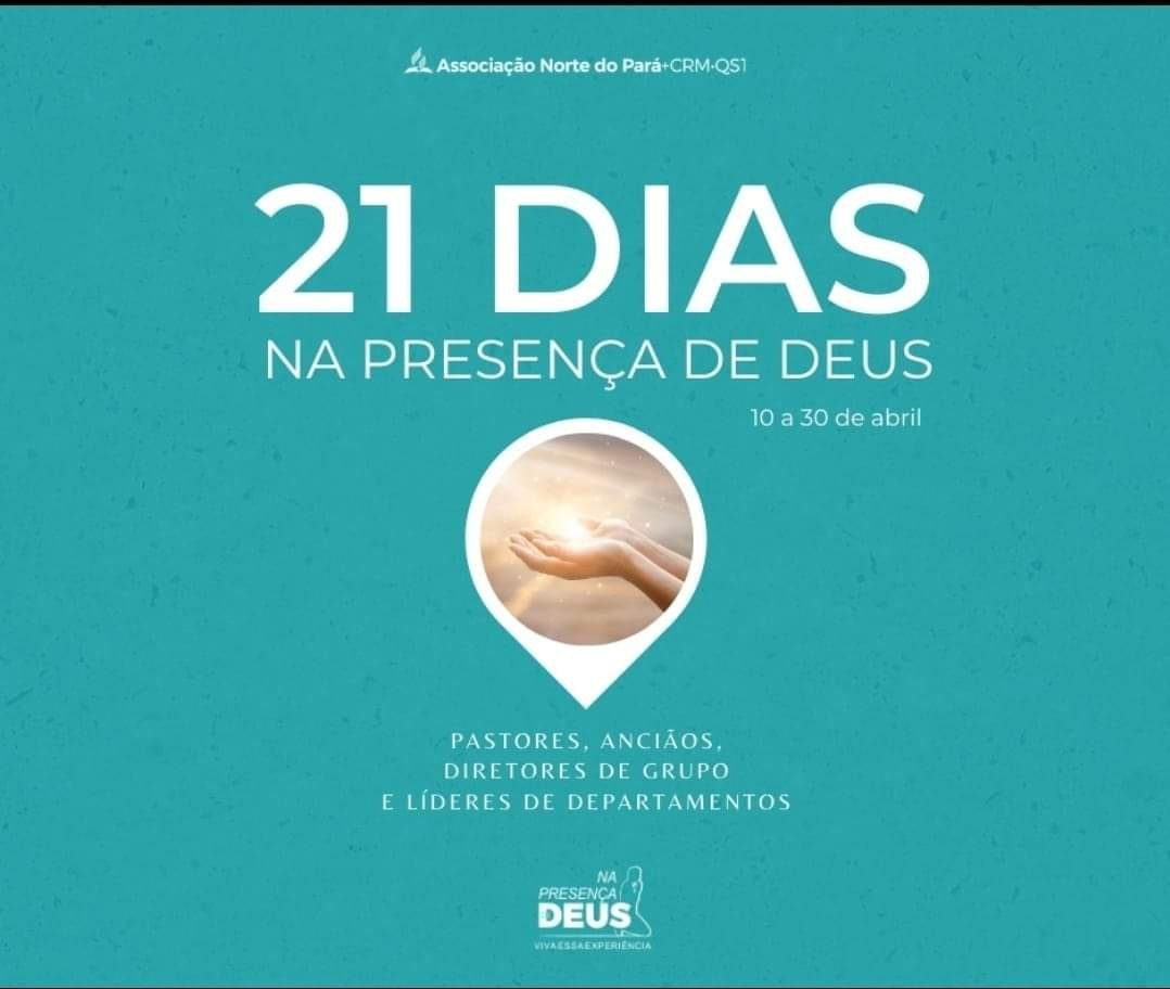21 dias na presença de Deus